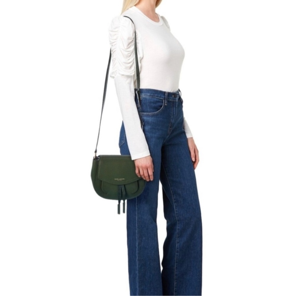 Marc Jacobs Maverick Saddle Crossbody New in Green - Picture 3 of 9